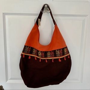 New Large Artisan Canvas Tote Bag